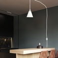 thumbnail image 6 of Kiven Plug in Pendant Light,Dimmable Hanging Light with Iron Lampshade, Modern Ceiling Pendant Light for Bedroom Hallway Kitchen,1-Light, 6 of 7