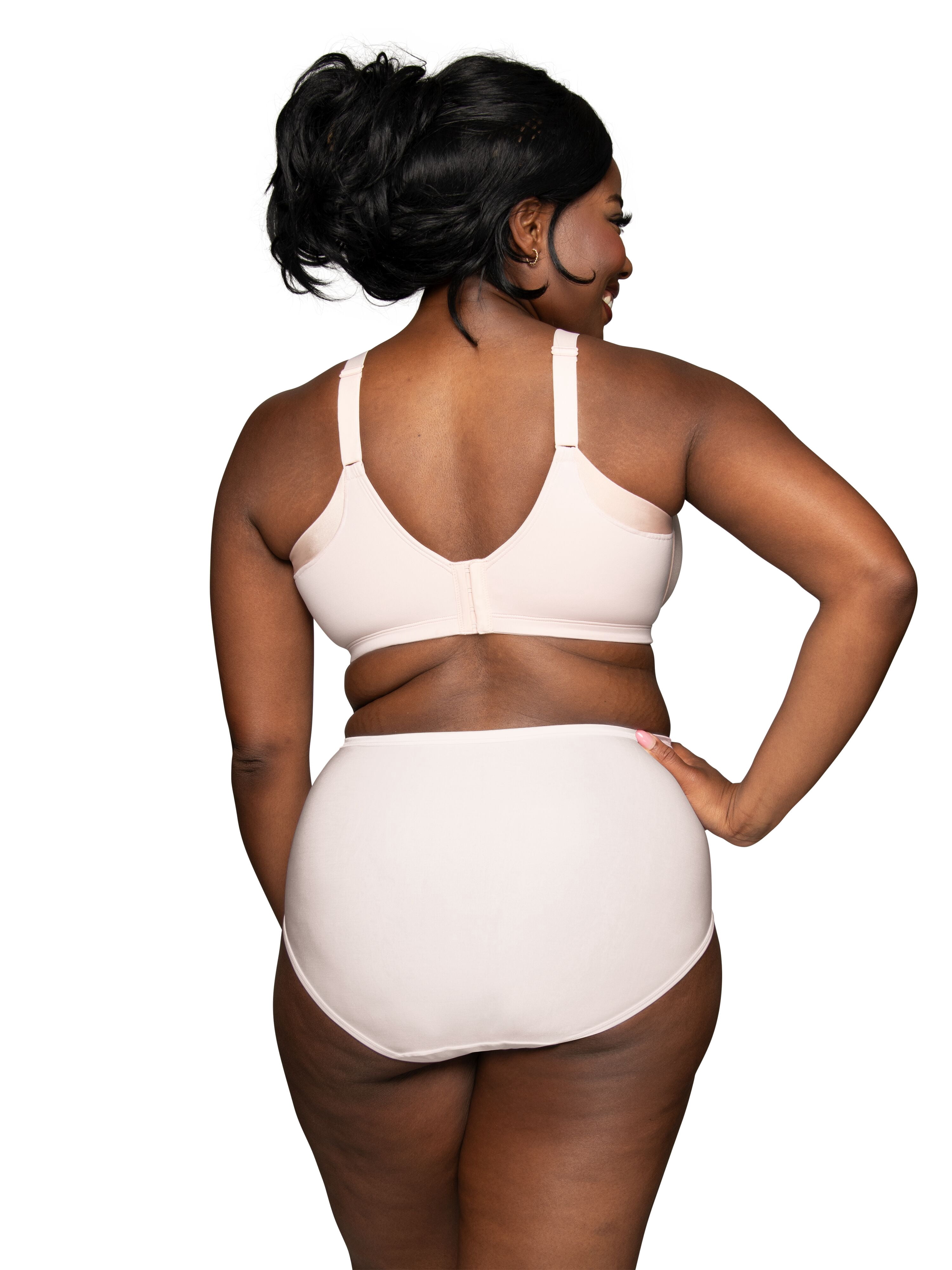 Vanity Fair Lingerie Women's Beauty Back Wireless Bra with Extended Side and Back Smoothing, Style 71267