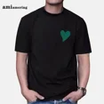 thumbnail image 5 of AMI AMORING Camiseta de algodón de verano de alta calidad para hombres y mujeres Camiseta casual de manga media holgada de algodón del mismo estilo para parejas, 5 of 5