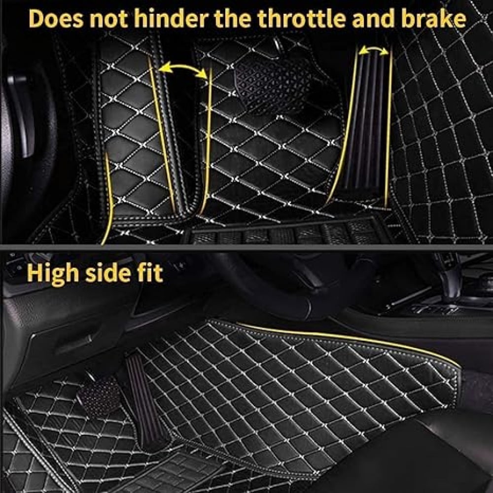 For 2007-2026 Honda CRV CR-V Car Floor Mats Liners Set Leather All Surround
