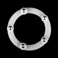 thumbnail image 4 of Uxcell 2" Rotating Swivel Stand with Steel Ball Lazy Susan 0.23x1.56" White 4Pcs, 4 of 5