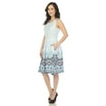 thumbnail image 2 of White Mark Women's Fit and Flare Knee Length Dress, 2 of 6