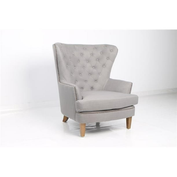 JGW Furniture 3500201408 Accent Chair, Grey
