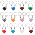 thumbnail image 2 of Llaveros de bloques de construcción de corazón de amor para parejas, llavero de ladrillo de corazón de amor Separable, regalo de joyería para hombres y mujeres, 1 par, 2 of 4