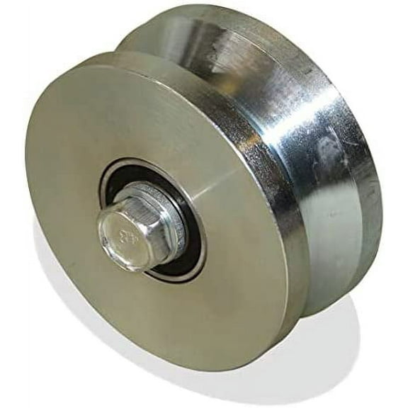 Bobco Metals 4" Elite Groove Wheel Chrome Heavy Duty Gate