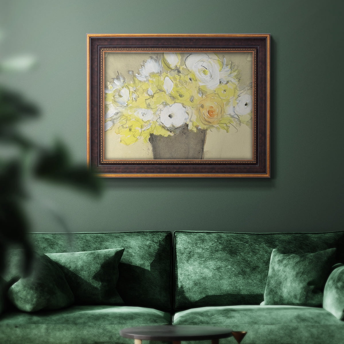 Table Bouquet II Premium Framed Canvas- Ready to Hang