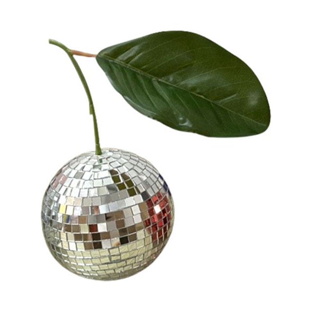 Moyic Bolas de discoteca de cereza decoración moderna seta Kawaii bola de espejo cristal sala de estar decoración del hogar barra de Type3 NO3