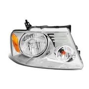 DNA Motoring OEM-HL-0009-R For 2004 to 2008 Ford F150 Lincoln Mark LT 1PC Factory Style Driving Headlight Headlamp Assembly Right / Passenger Side 05 06 07 FO2503201