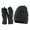 Black, variant on Autumn And Winter Plus Hat And Gloves Two Piece Set For Men And Women Unisex Warm Hat And Gloves Set