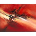 thumbnail image 2 of Geurts, Nelly 24x20 Black Ornate Wood Framed with Double Matting Museum Art Print Titled - Abstraction I, 2 of 4