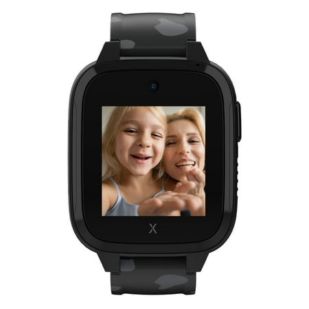 Xplora - Kids’ XGO3 Jungle Edition (GPS + Cellular) Smart Watch Calls, Messages, SOS, GPS Tracker, Camera, Step Counter, SIM Card - Black