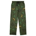 thumbnail image 4 of Lord Of The Rings One Ring & Gandalf Hat All-Over Print Men's Green Sleep Pajama Pants-XXL, 4 of 5