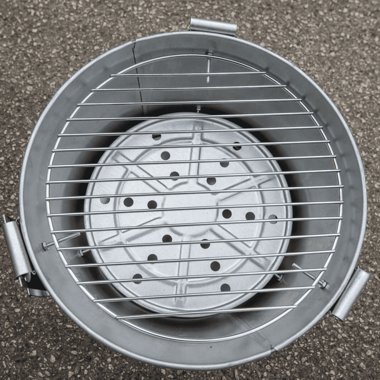 Old Smokey #14 Charcoal Grill, Aluminized Steel, Easy Assembly