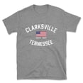 thumbnail image 1 of Clarksville Tennessee Patriot Men's Cotton T-Shirt, 1 of 1