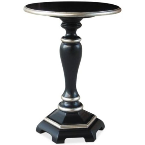 Accent Table, Black/Silver