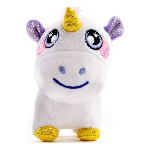 Squeezamals 3Deez, Slow-rise Foam Stuffed Animals, Unicorn-Nana
