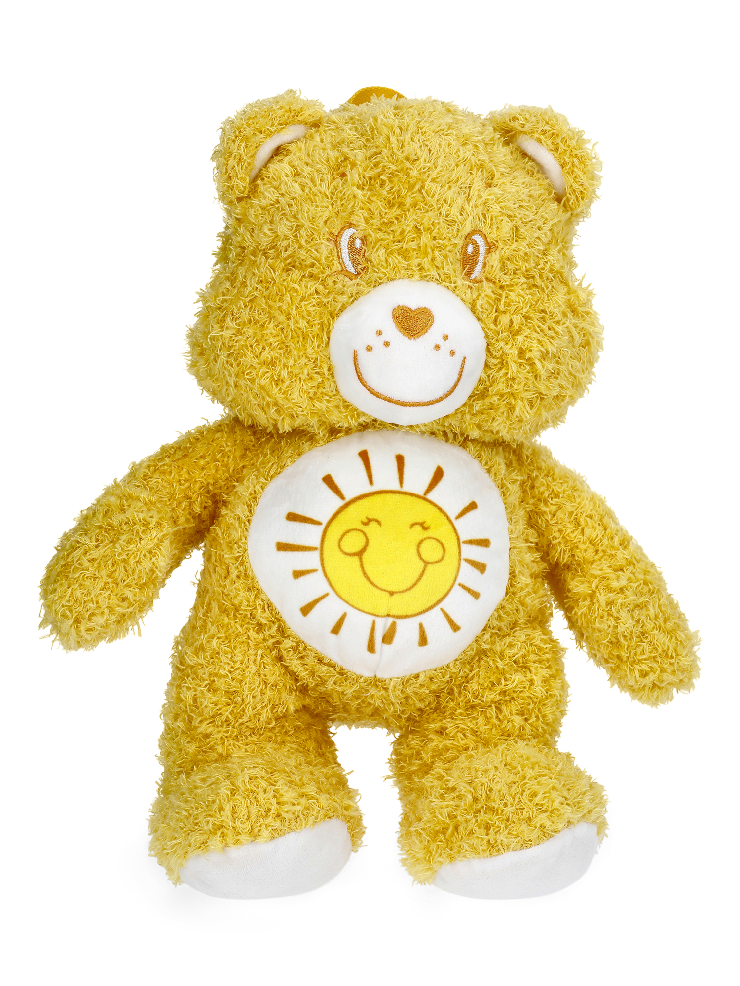 Care Bears Girls Funshine Bear Plush Backpack, Yellow