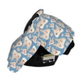 thumbnail image 3 of Naloa Funny Cute Healthy Teeth Baby Car Seat Cover, Breathable Baby Carrier Cover, Multiuse Baby Carrier Cover & Nursing Breastfeeding Cover, 3 of 5