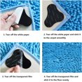 thumbnail image 4 of 10 Pcs Rug Grippers, 3.392.6 inch Double Sided Anti Curling Non Slip Reusable Rug Pad Rug Grippers for Hardwood Floors and Tile, Polymer PU, Black, 4 of 8