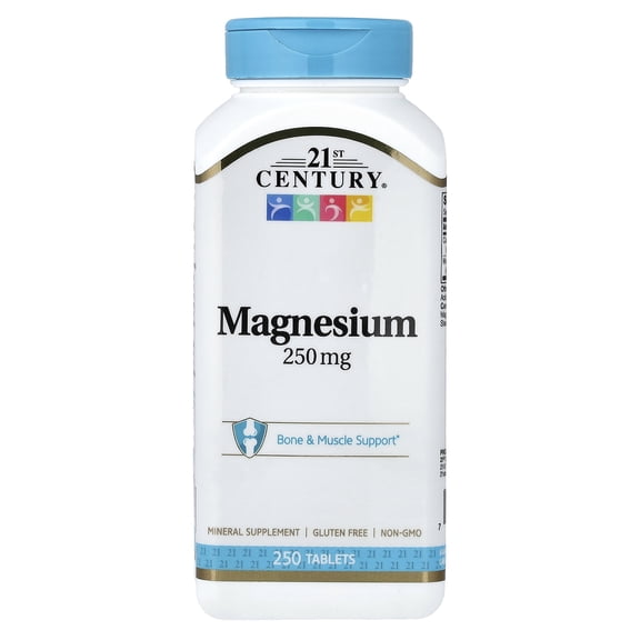 21st Century Magnesium, 250 Tablets