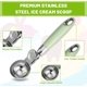 thumbnail image 5 of cuillre Glace Avec Jecteur,acier Inoxydable Cuillre Crme Glace,cuillre Glace En Manche Ergonomique Pour Boules Glace, Riz, Boules De Melon, Pt, 5 of 5