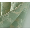 thumbnail image 5 of Olivia Gray Kayla Floral Textured Jacquard 53 x 84 in. Single Rod Pocket Curtain Panel in Sage, 5 of 6