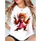 thumbnail image 1 of Un mono con vestido, un mono gracioso, travieso y juguetón. Soy el mejor. Digo que soy el más lindo. Regalos. Camiseta deportiva informal de cuello redondo para mujer, cómoda y moderna para todas las, 1 of 6