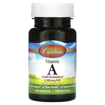 Carlson Laboratories Vitamin A Soluble 10000 IU 100 Softgel