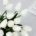 thumbnail image 4 of 9Pcs Artificial Tulips Real Touch PU Fake Flowers for Home Office Wedding Decoration, 4 of 6