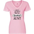 thumbnail image 3 of Inktastic Great Aunt? More Like Greatest Aunt Women's V-Neck T-Shirt, 3 of 5