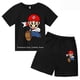 thumbnail image 4 of Nuevo conjunto de dos piezas de camiseta y pantalones cortos de Super Sonic, conjuntos de ropa para niños, niños y niñas, camisetas, camiseta y pantalones de Sonic, 4 of 5