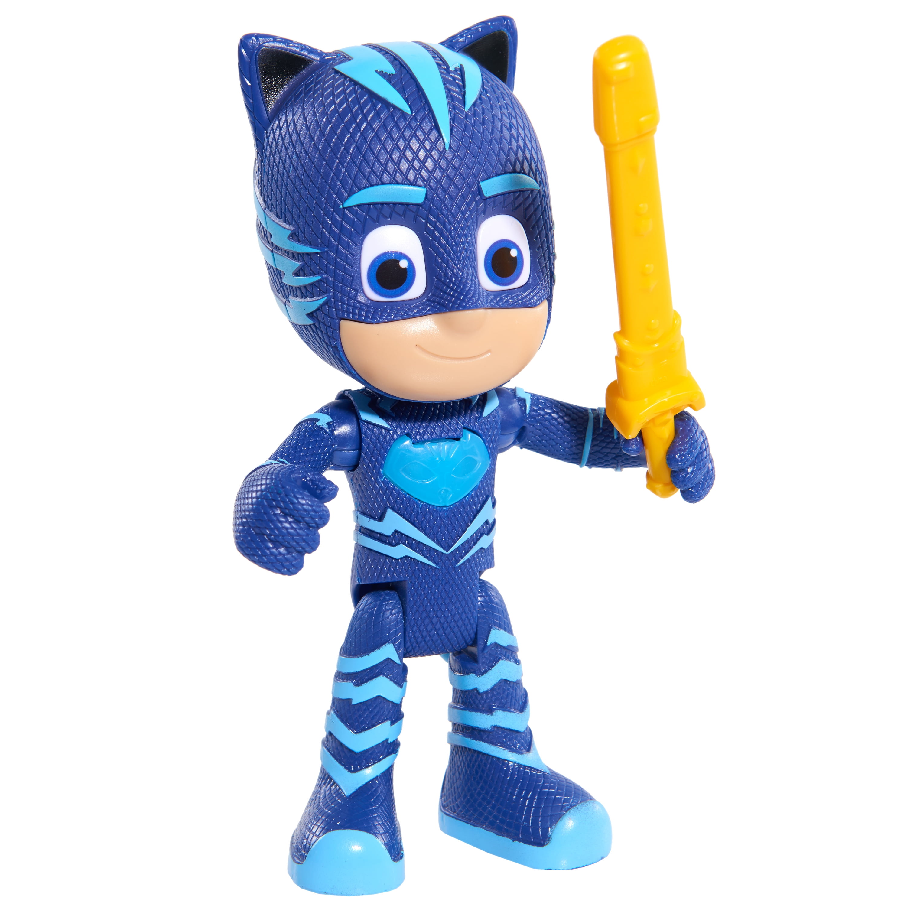 PJ Masks Deluxe Talking Cat Boy Action Figure 6" Poseable Hero Kids Toy Gift New 
