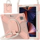 thumbnail image 2 of Funda con soporte de anillo ajustable para iPad de 9,7 pulgadas (2018) con correa para el hombro, gran soporte de anillo ajustable, protección contra golpes., 2 of 5