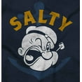 thumbnail image 2 of Popeye Sailor Salty Attitude Funny Romper Boys or Girls Infant Baby Brisco Brands 12M, 2 of 6