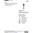 thumbnail image 4 of KOHLER K-7129-A-CP Lavatory Grid Drain with Overflow Polished Chrome, 4 of 4