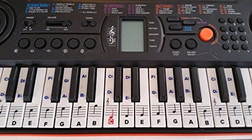 76/88 Keyboards Piano Stickers for Keys Removable w/Double Layer Coating for 49/61 76/88 Keyboards Piano Stickers for Keys Removable w/Double Layer Coating for 49/61