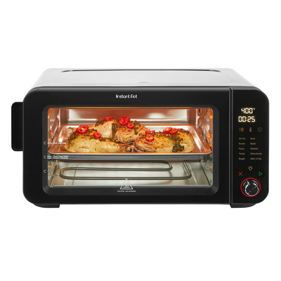 Four grille-pain à friteuse à air Instant Pot 6 tranches InstantHeat 10 en 1, friture à air, rôtissage, cuisson au four, réchauffage et préparation de pizzas
