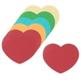 thumbnail image 1 of 100Pcs Recortes de Corazón de Papel 3.7x3.2 Pulgadas para Decoraciones de Manualidades del Día de San Valentín, 1 of 6