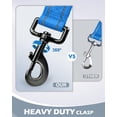 thumbnail image 4 of shiyou-Strong Short Dog Leash 1FT, 1.2 Inch Wide, Heavy Duty, Padded Handle for Traffic Control, Reflective Leash for Medium and Large Dogs Walking Training, Aqua Blue, 4 of 4