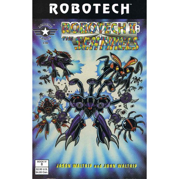 Robotech II: The Sentinels Book IV #8 VF ; Academy Comic Book