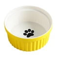 thumbnail image 2 of elevados para , para mascotas con antideslizante con soporte para perros , Cuenco Pata Amarilla Colco Comedero para mascotas, 2 of 8