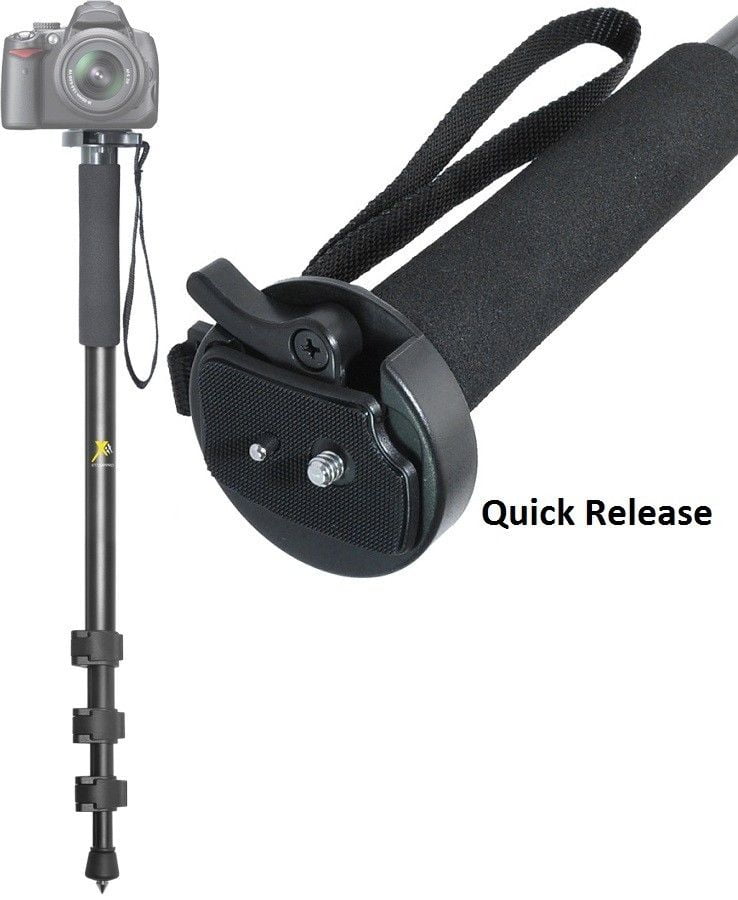 72' heavy duty monopod with quick release for canon powershot sx60 sx50 hs sx710 sx610 hs sx410
