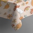 thumbnail image 5 of Red Mushroom Rainbow Light Pattern Square Tablecloth,Waterproof Square Table Cover,Wipeable Spillproof Washable Table Cover for Home Kitchen Party Decor 42"X42"(107x107cm), 5 of 6