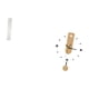 thumbnail image 5 of Pantalla De Lámpara De Pie Para Sala De Estar Con Números Romanos Grandes, Reloj De Pared Acrílico, Adorno Colgante Silencioso Para Decoración Del Hogar, 5 of 8