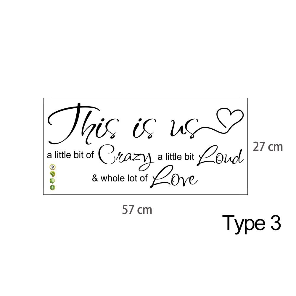 Gift Vinyl Living Room Decor Art This Is Us Inspirational Saying Decal