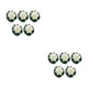 thumbnail image 2 of Flores de loto artificiales Yuarrent 5 unids/set blanco lechoso, 2 of 6