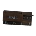 thumbnail image 2 of simhoa Key Holder Wall Mount Key and Mail Holder for Living Room Farmhouse Entryway Brown, 2 of 8