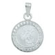 thumbnail image 1 of JOYARIS Dije Medalla San Miguel Arcangel Zirconias Plata Pura 999 DM-0000957, 1 of 4
