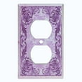 thumbnail image 2 of Metal Light Switch Plate Cover Elegant Green Grape Vine Damask Frame FRA051, 2 of 13