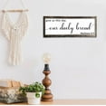 thumbnail image 3 of Dazingart Farmhouse Dining Room Wall Decor, Give Us This Day Our Daily Bread, Rustic Wooden Prayer Sign Ktchen Wall Sign Decor, God Scripture Wall Hanging Art, Bible Verse Quotes Plaque (Matthew), 3 of 5